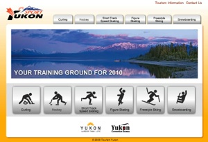 Screenshot of Train Yukon 2010 Website